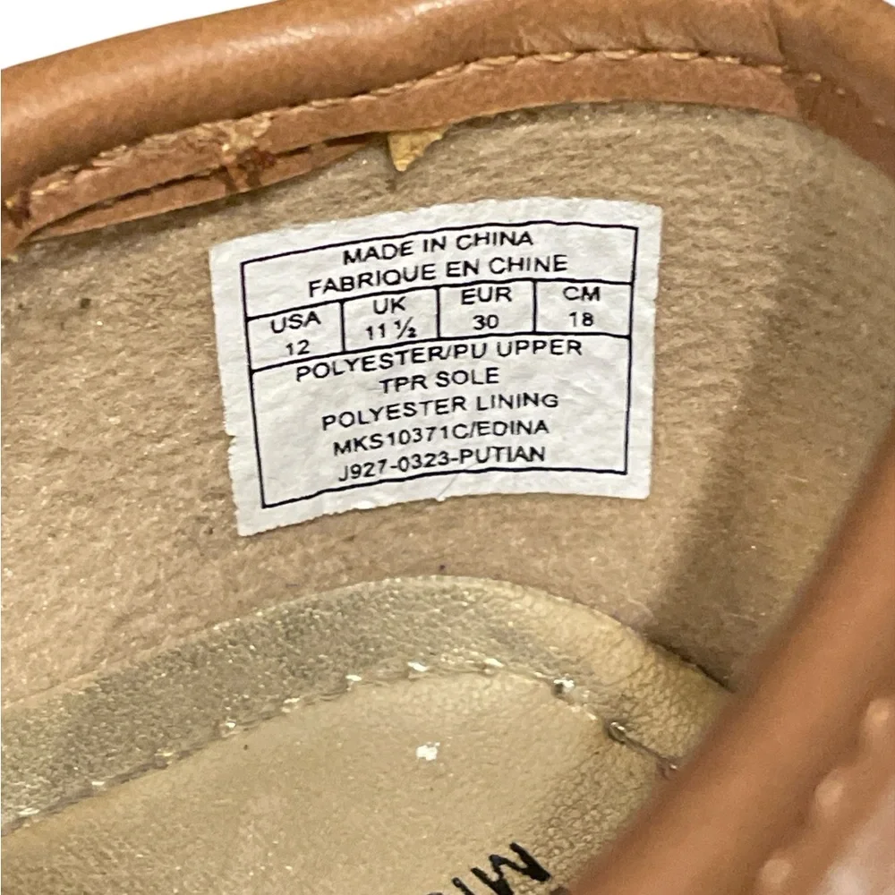 Michael Kors Girls Ballerina Flats Size 12 Tan